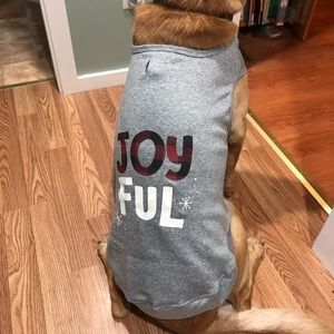 Dog fleece sweater. Size Large